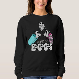Dosierung von Boos Funny Ghost Medical Halloween Sweatshirt