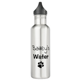Dosierungsflasche - Personalisiertes Foto für Hund Edelstahlflasche