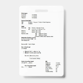 Dosierungstag Ausweis