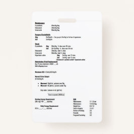 Dosierungstag Ausweis