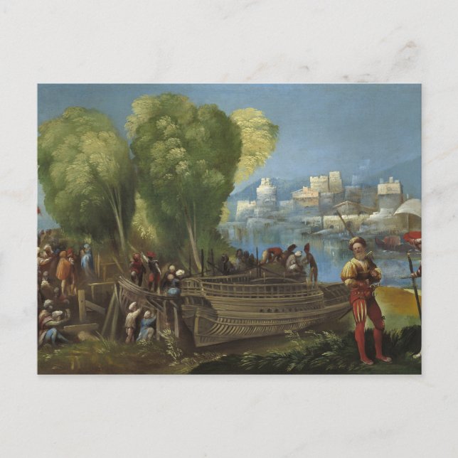 Dosso Dossi - Aeneas und Achates über Libyen Postkarte (Vorderseite)