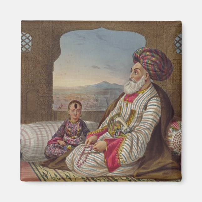 Dost Mahommed (1793-1863) King of Caubul and his Y Magnet (Vorne)