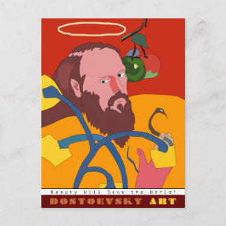 Dostoevsky Art Postkarte