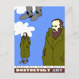 Dostoevsky Art Postkarte