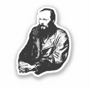 Dostojevsky Classic Round Sticker