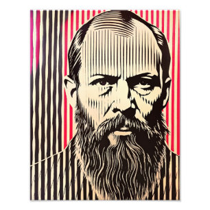 Dostojewski im BAUHAUS-Stil Fotodruck