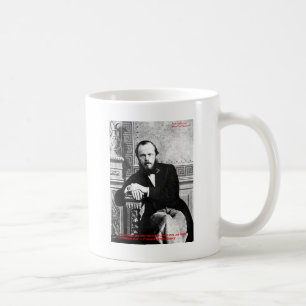 Dostojewsky "gottesfürchtig" Liebe Zitat Geschenke Tasse
