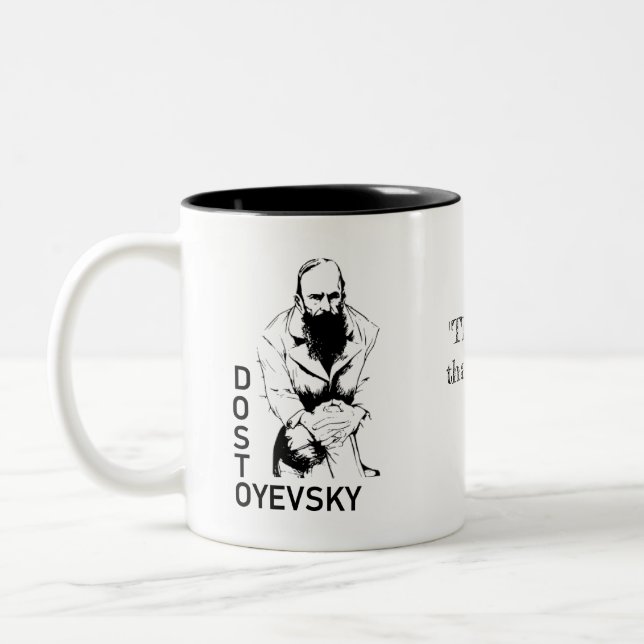 Dostoyevsky 11oz Tasse (Links)