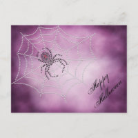 Dot Art Black Widow Spider im Web