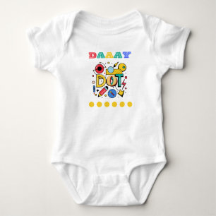 Dot Day, ein Spaß Design für Ihren kleinen Künstle Baby Strampler
