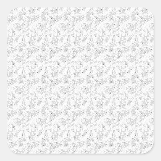 dot Design 47 Quadratischer Aufkleber (Vorderseite)