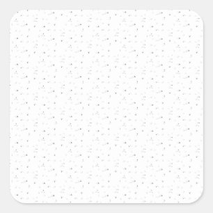 Dot Design Ten Quadratischer Aufkleber