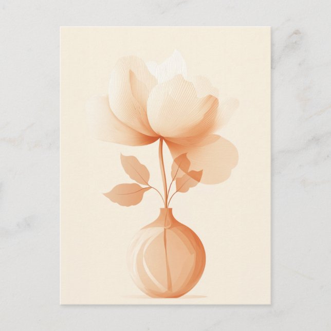 Dot Dot Blume #008 Postkarte (Vorderseite)