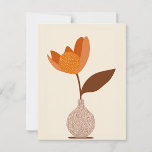 Dot Dot Blume #009 Postkarte