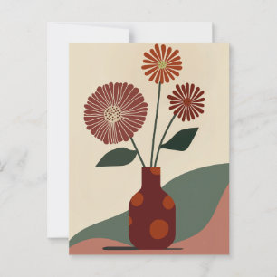 Dot Dot Blume #010 Postkarte