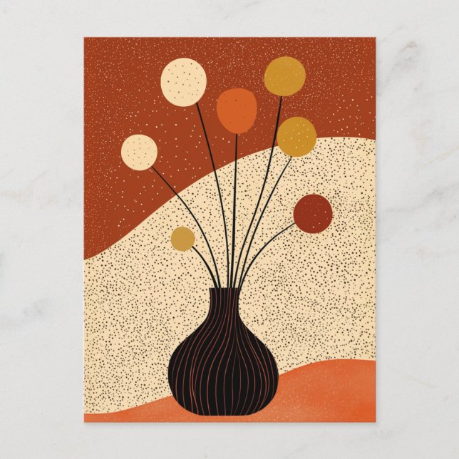 Dot Dot Blume #012 Postkarte (Vorderseite)