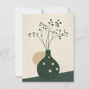 Dot Dot Blume #017 Postkarte