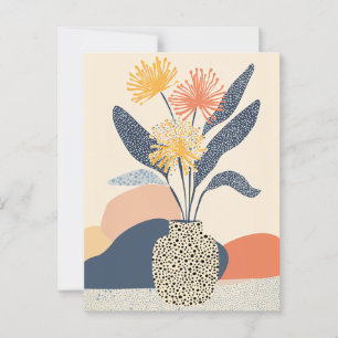 Dot Dot Blume #026 Postkarte