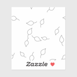 Dot, Dove Graue Vinyl Sticker