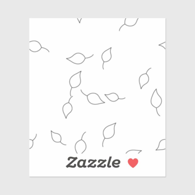 Dot, Dove Graue Vinyl Sticker (Blatt)