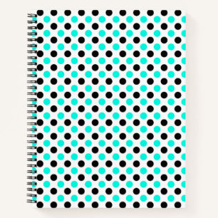 Dot Duo: Modernes Pop auf Weiß Notizbuch