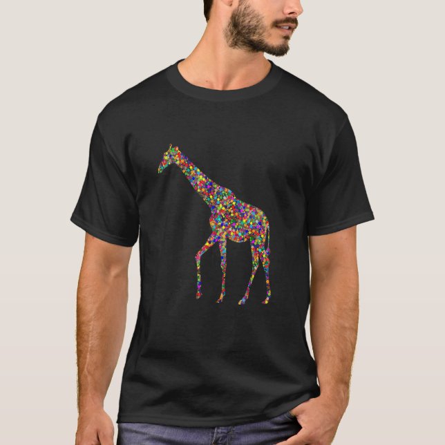 Dot Giraffe  giraffe kids giraffe girl giraffe T-Shirt (Vorderseite)