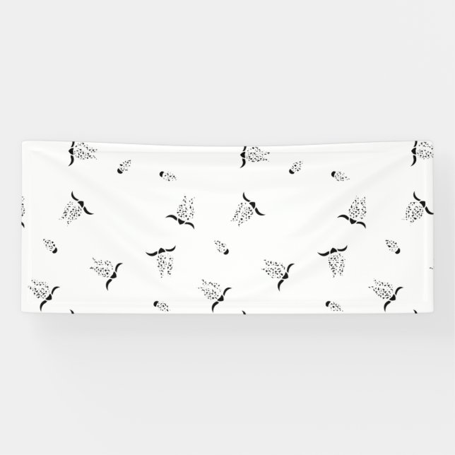 Dot, Grau-Nickel-Banner Banner (Horizontal)