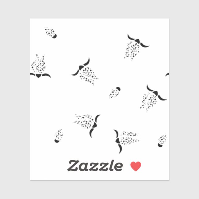 Dot, Gray Nickel, kundenspezifisch geschnitten Vin Aufkleber (Blatt)