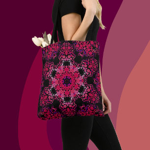 Dot Mandala Blume Rosa und Lila