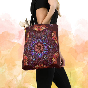 Dot Mandala Orange Blue und Lila