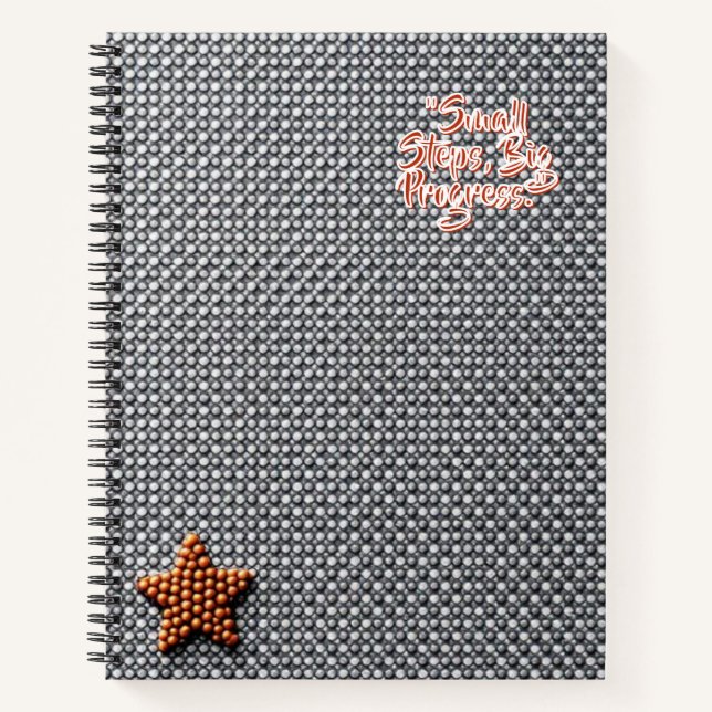 Dot Matrix  - Moderne Covergestaltung Notizbuch (Vorderseite)