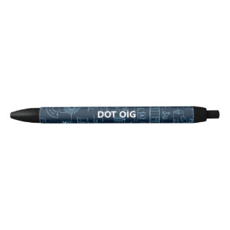 DOT OIG Black Trim Pen Kugelschreiber
