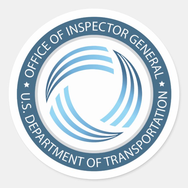 DOT OIG Stickers (Vorderseite)