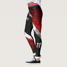 Dot Pattern Trinidad & Tobago Flag Leggings