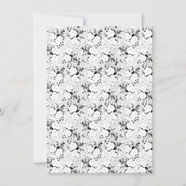 Dot, schwarze Kuh Einladung (Vorderseite)