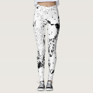 Dot, schwarze Kuh Leggings