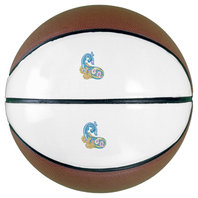 Dot, Sherpa Blue, Golden Sand Design Basketball (Vorderseite)