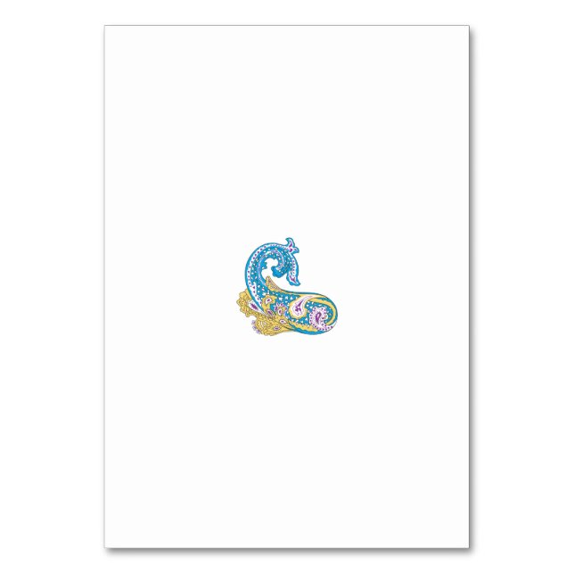 Dot, Sherpa Blue, Golden Sand Design Tischnummer (Vorderseite)