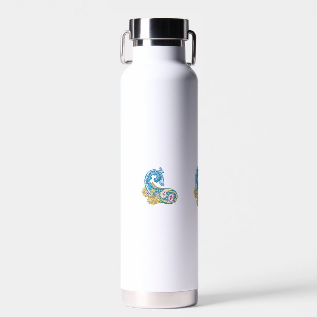 Dot, Sherpa Blue, Golden Sand Design Trinkflasche (Vorne)