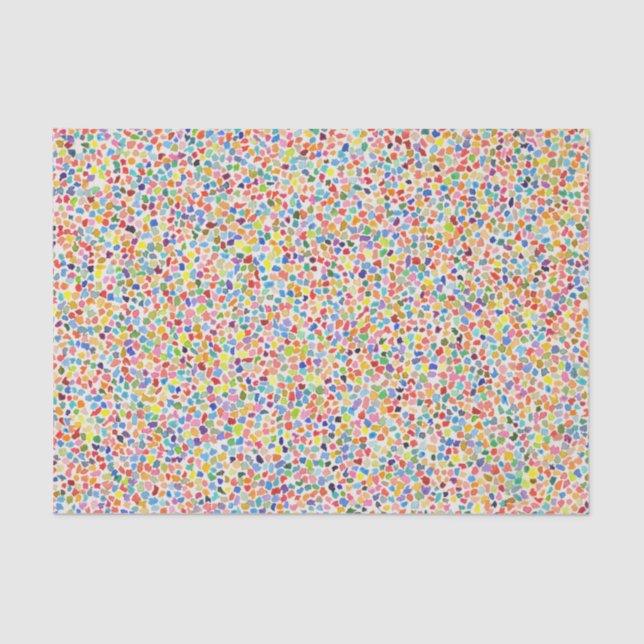 Dot Spots Dekoupage der modernen Kunst Seidenpapier (Vorderseite)