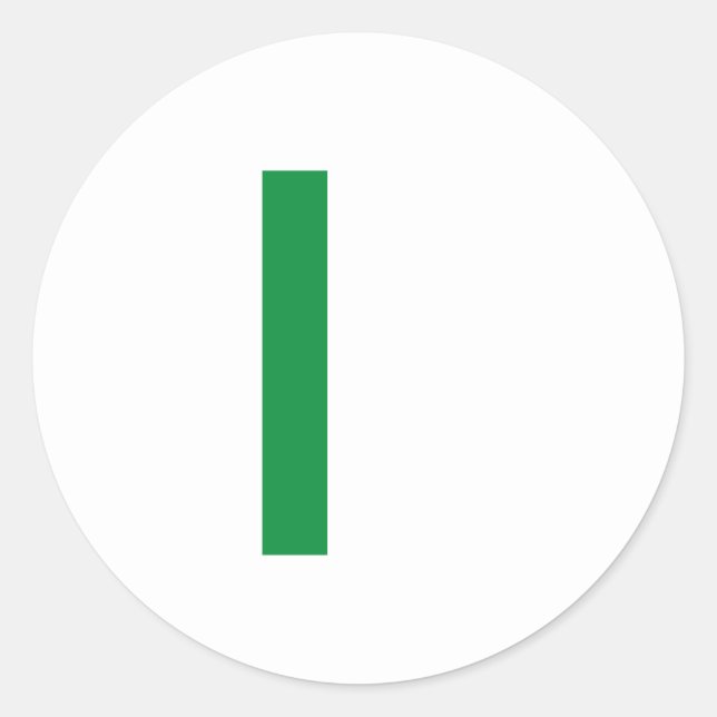 Dot Stickers Flag Italien il Tricolore (Vorderseite)