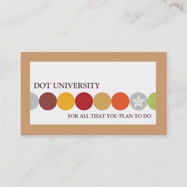 Dot U Business Cards Visitenkarte (Vorderseite)