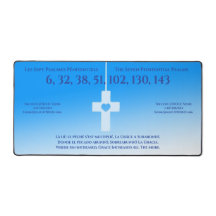 dotCATHOLIC™ Desk Mat Blue 32x16 Style No. 290604