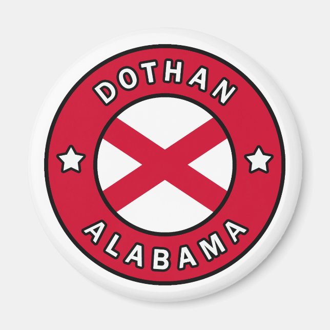 Dothan Alabama Magnet (Vorne)