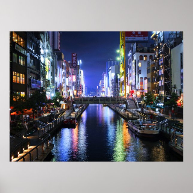 Dotonbori River Osaka Poster (Vorne)