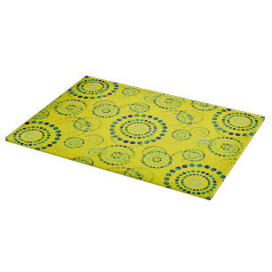 Dots Circle Power Blume II + Ihr Backgr. Idee Schneidebrett
