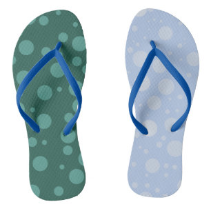 Dots für Erwachsene, schlanke Rippen Flip Flops