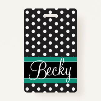 Dots Gepäckmarke/Abzeichen Ausweis