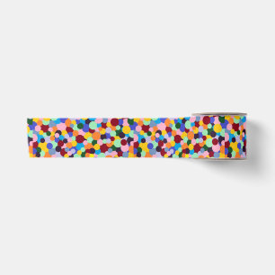 Dots Gumballs Bright Lebhafter Burst der Farbe Satinband