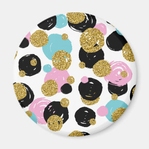 Dots-Muster 10 Magnet